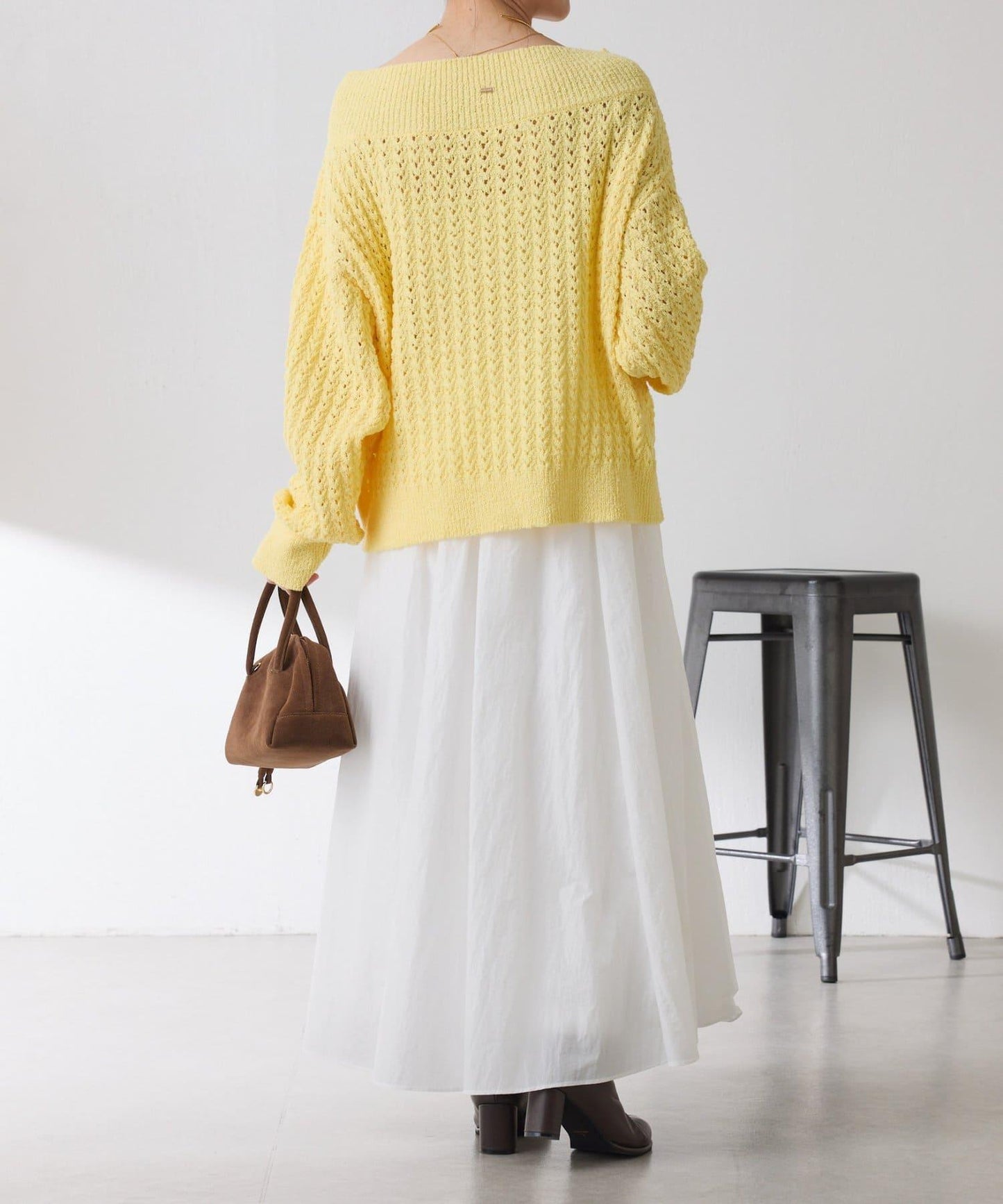 【可穿至春季】蕾絲拼接針織衫