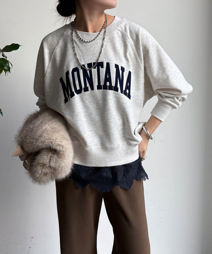 標誌寬鬆插肩袖套頭衫