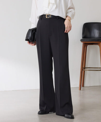 【2尺碼可選】斜紋喇叭褲/套裝/禮服