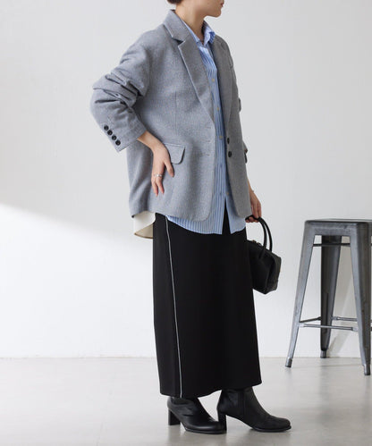 【彈力◎】側邊金屬紐扣包臀裙/禮服