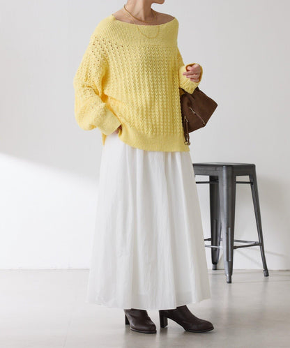 【可穿至春季】蕾絲拼接針織衫