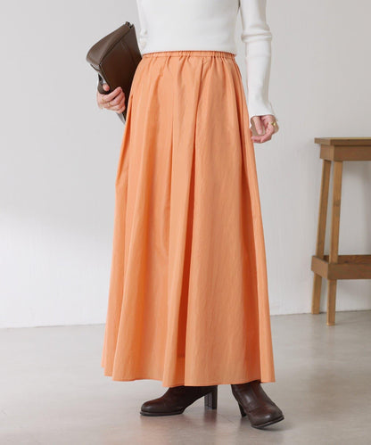 【全鬆緊腰】褶皺半身裙