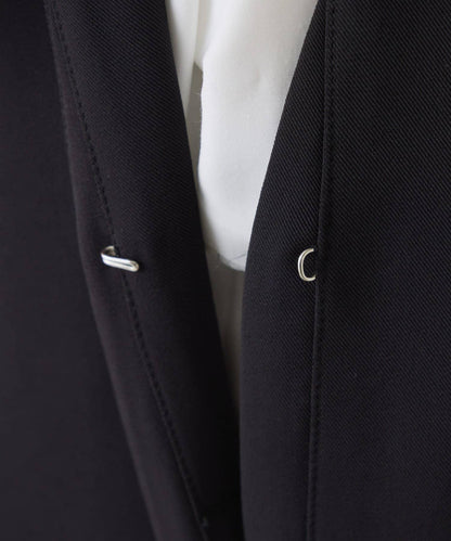 【臀部遮蓋】斜紋百褶馬甲/套裝/禮服