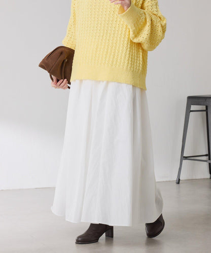 【全鬆緊腰】褶皺半身裙