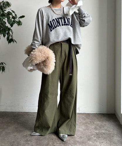 標誌寬鬆插肩袖套頭衫