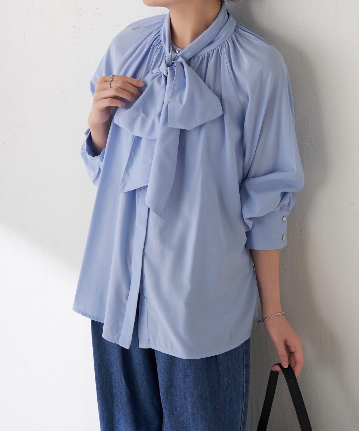 【領結可拆卸】2WAY領結襯衫/禮服