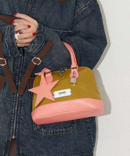 【GRAIN/グレイン】星形吊墜琺琅波士頓包