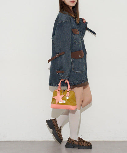 【GRAIN/グレイン】星形吊墜琺琅波士頓包