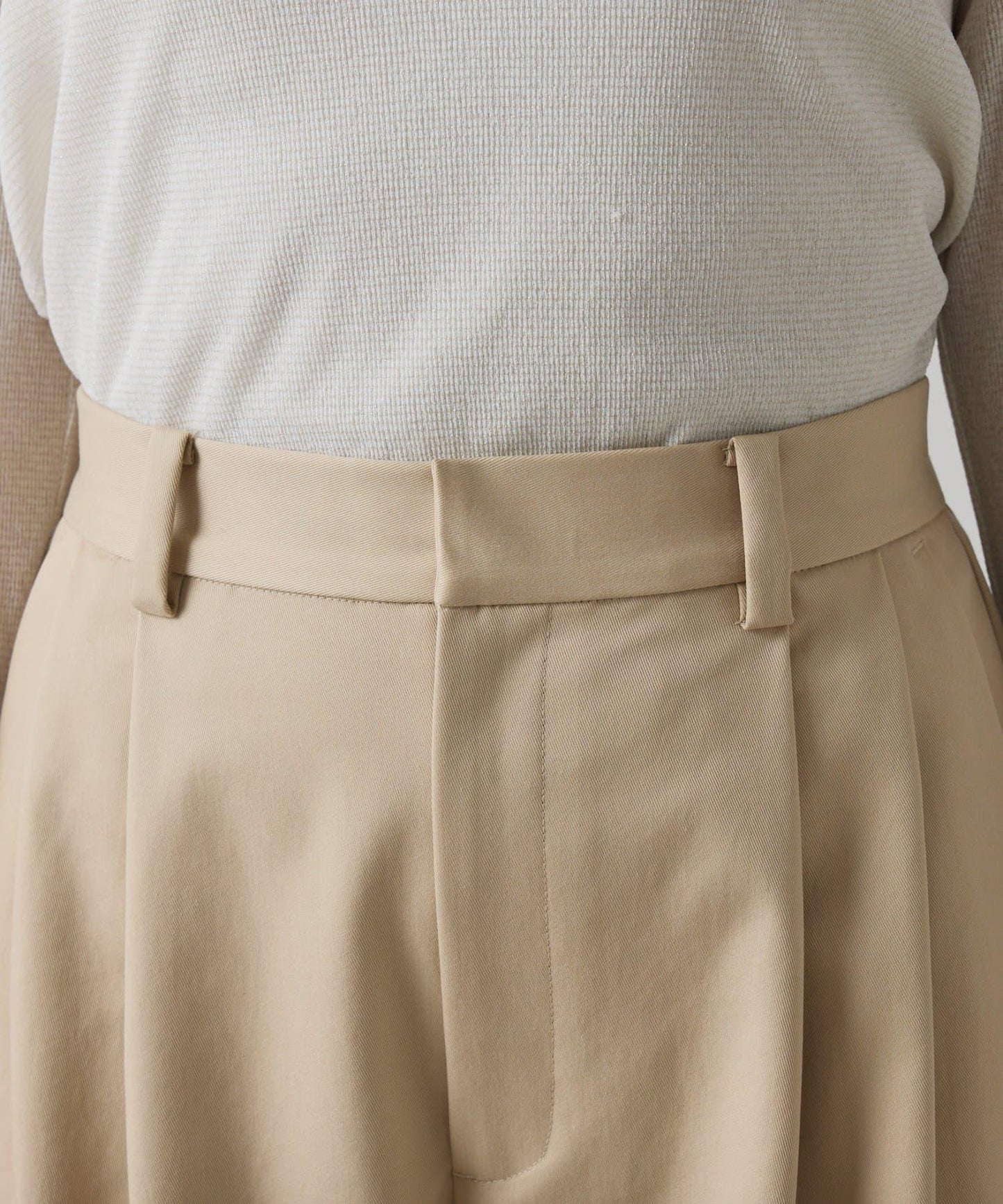 【美腿/腰部遮蓋】褶皺寬鬆工裝長褲