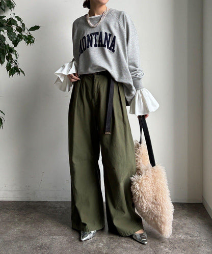 標誌寬鬆插肩袖套頭衫