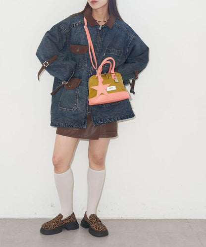 【GRAIN/グレイン】星形吊墜琺琅波士頓包