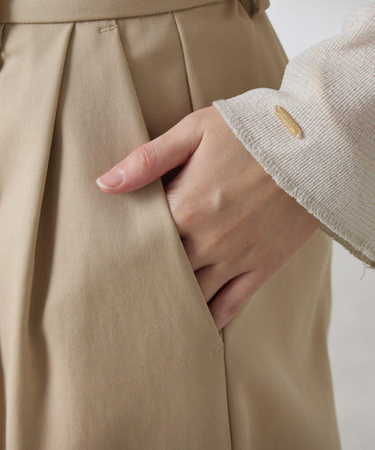 【美腿/腰部遮蓋】褶皺寬鬆工裝長褲