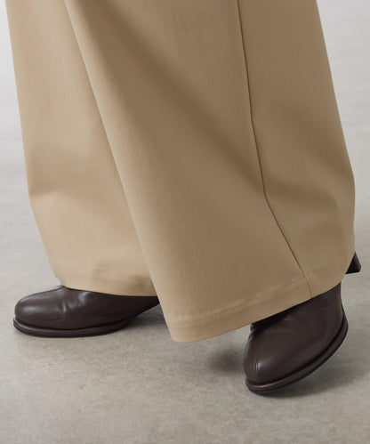 【美腿/腰部遮蓋】褶皺寬鬆工裝長褲