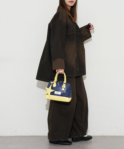 【GRAIN/グレイン】星形吊墜琺琅波士頓包