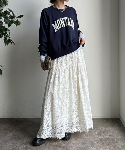 標誌寬鬆插肩袖套頭衫