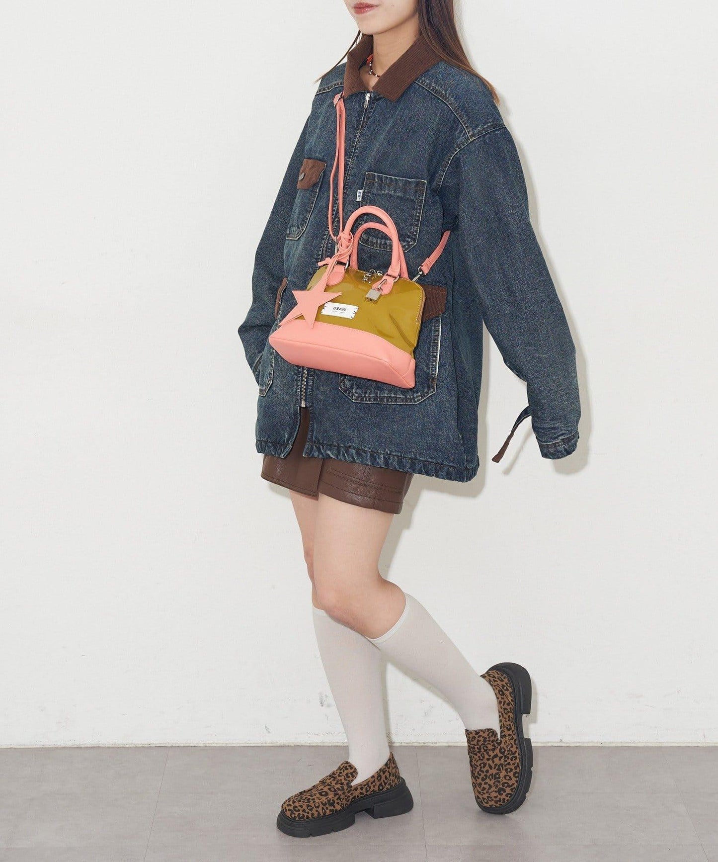 【GRAIN/グレイン】星形吊墜琺琅波士頓包