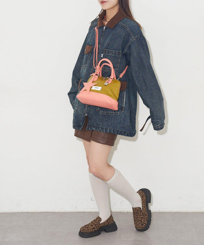 【GRAIN/グレイン】星形吊墜琺琅波士頓包