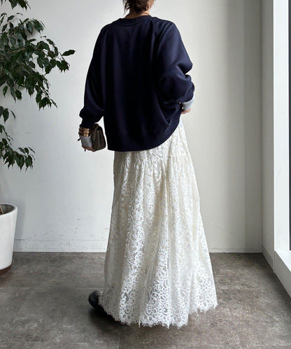 標誌寬鬆插肩袖套頭衫