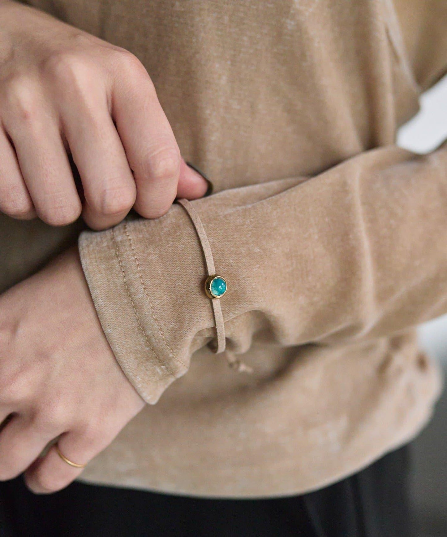 迷你彩色樹脂寶石手鍊