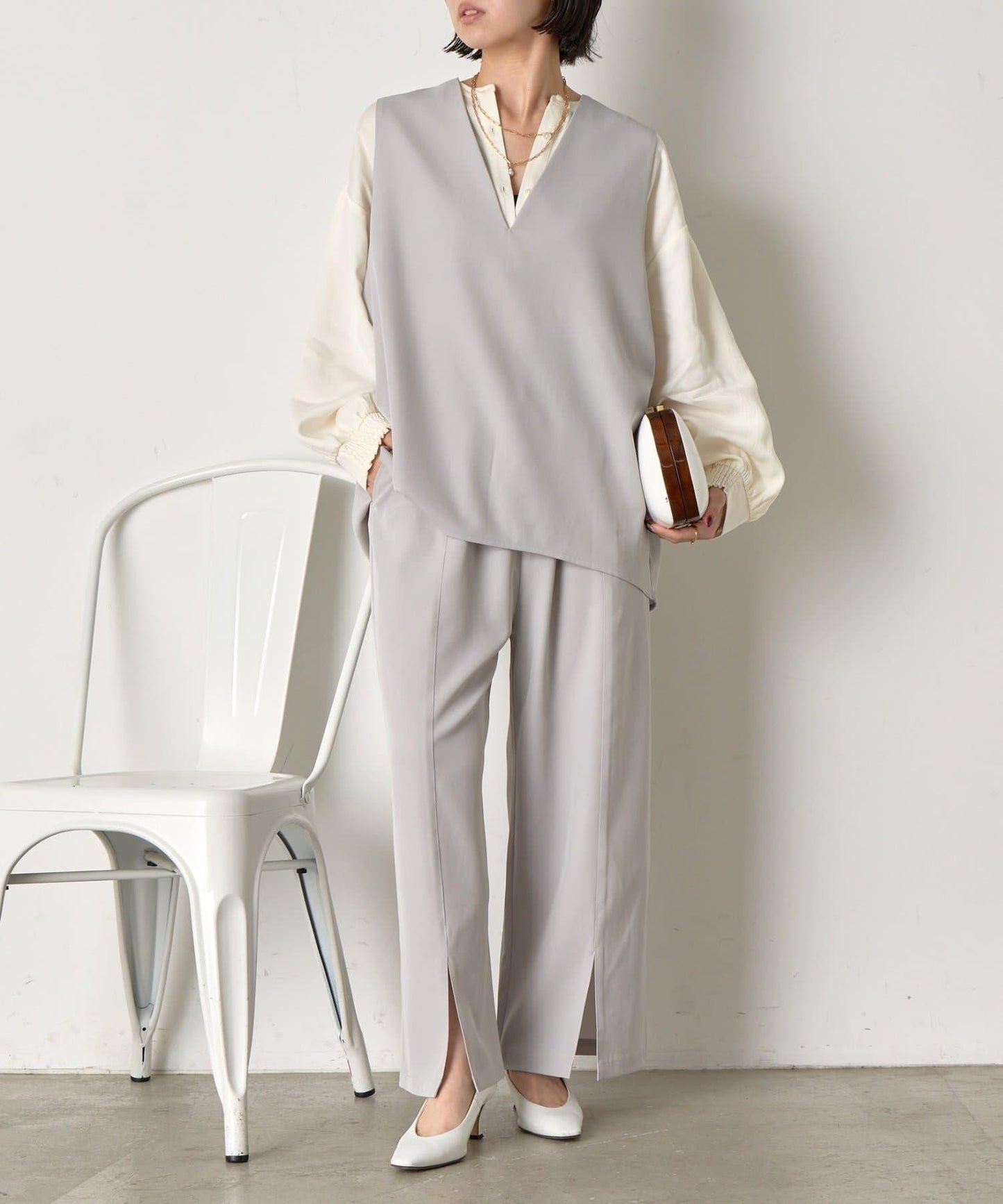 【ゆい企畫】垂墜感馬甲套裝