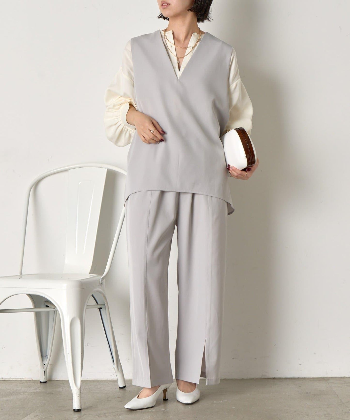 【ゆい企畫】垂墜感馬甲套裝