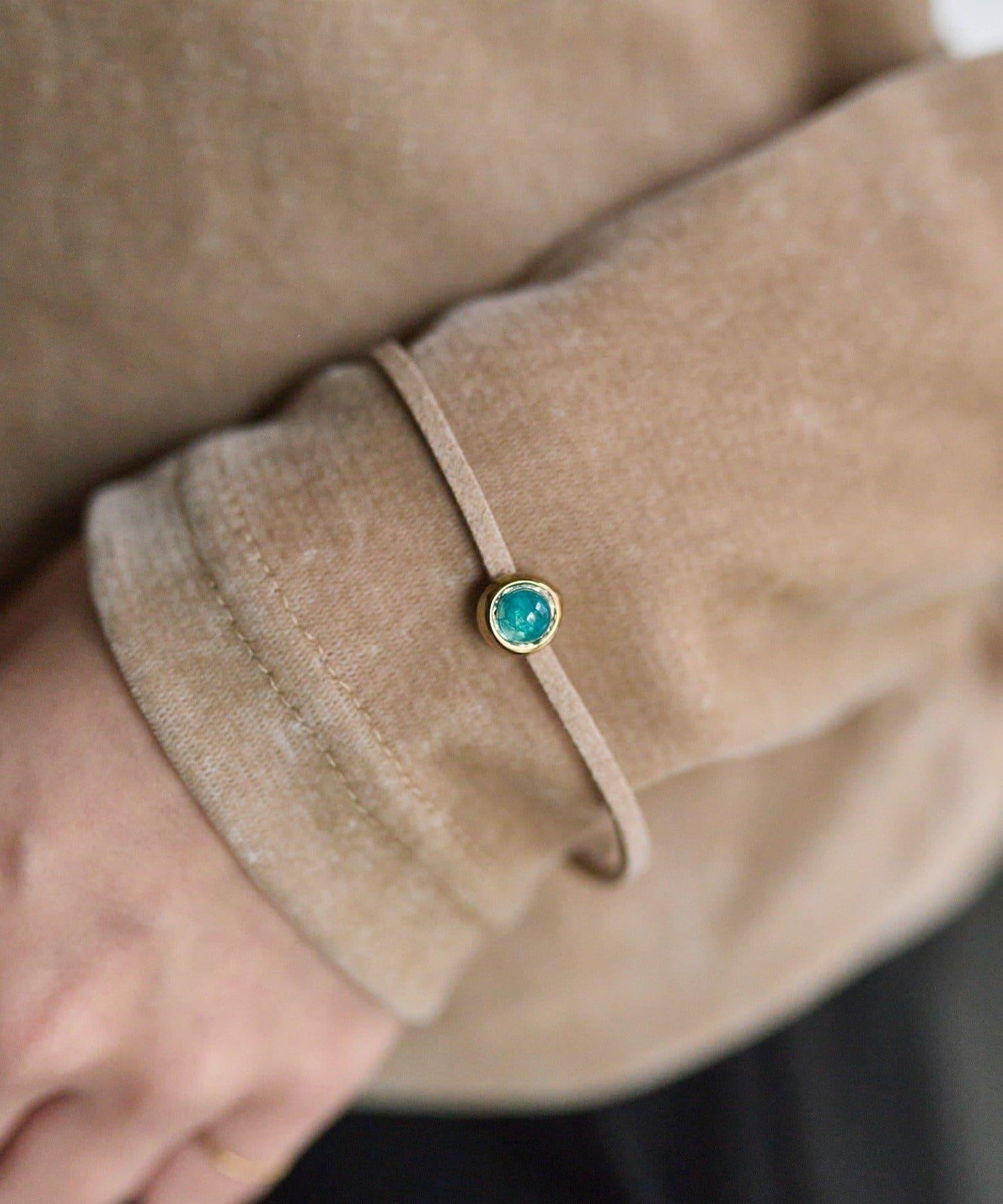 迷你彩色樹脂寶石手鍊