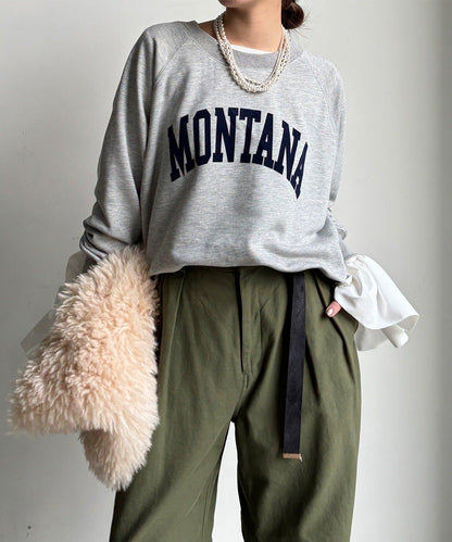 標誌寬鬆插肩袖套頭衫