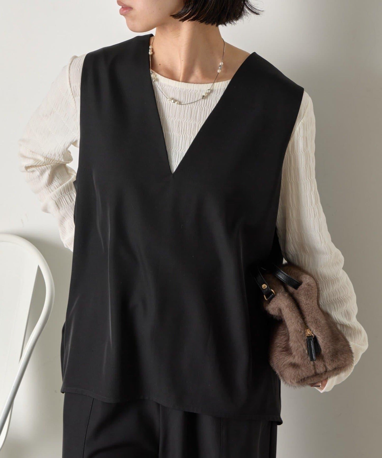 【ゆい企畫】垂墜感馬甲套裝