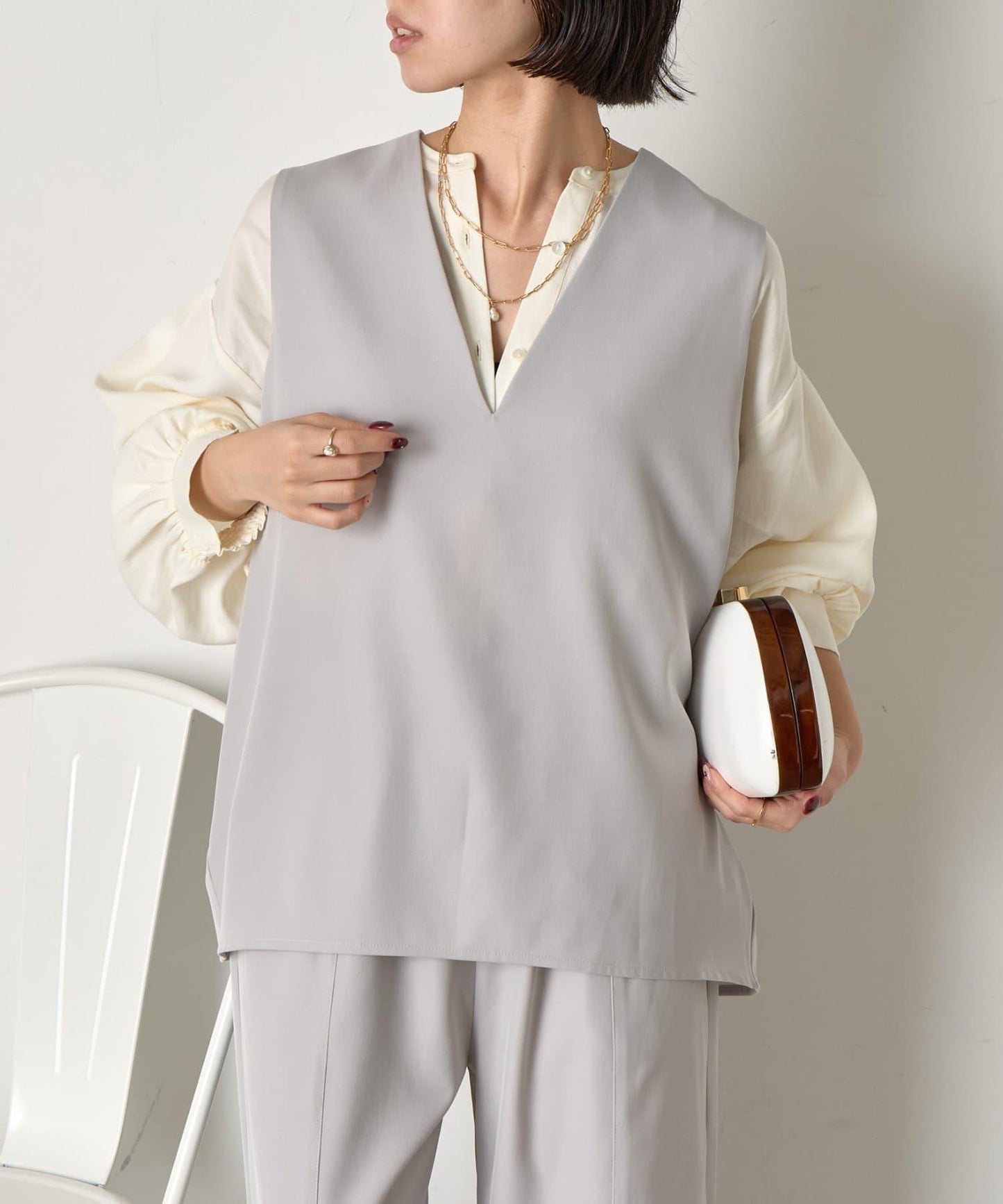 【ゆい企畫】垂墜感馬甲套裝