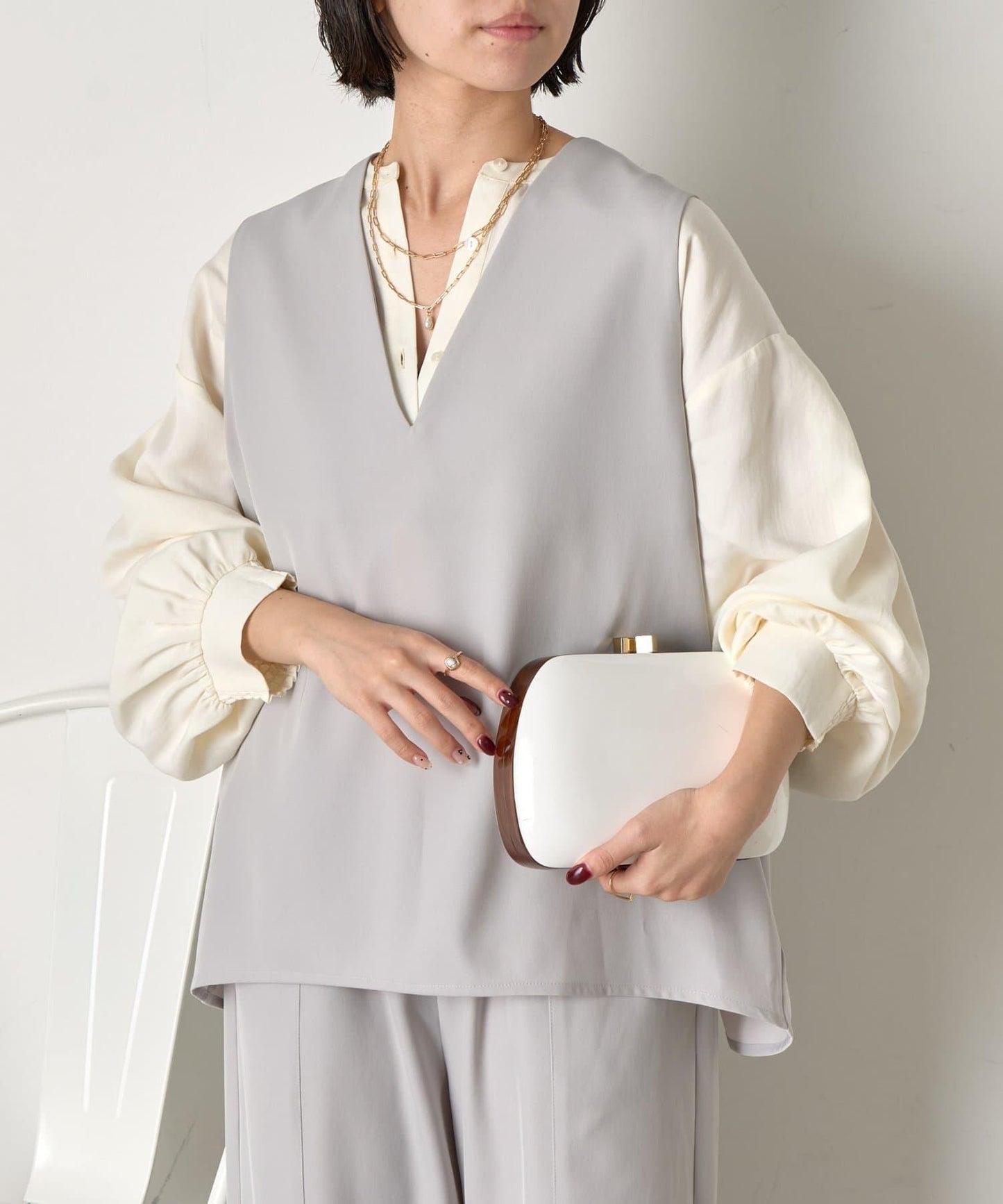 【ゆい企畫】垂墜感馬甲套裝