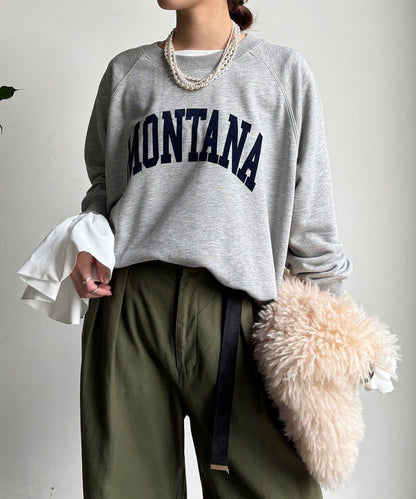 標誌寬鬆插肩袖套頭衫