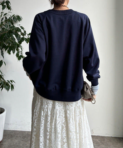 標誌寬鬆插肩袖套頭衫