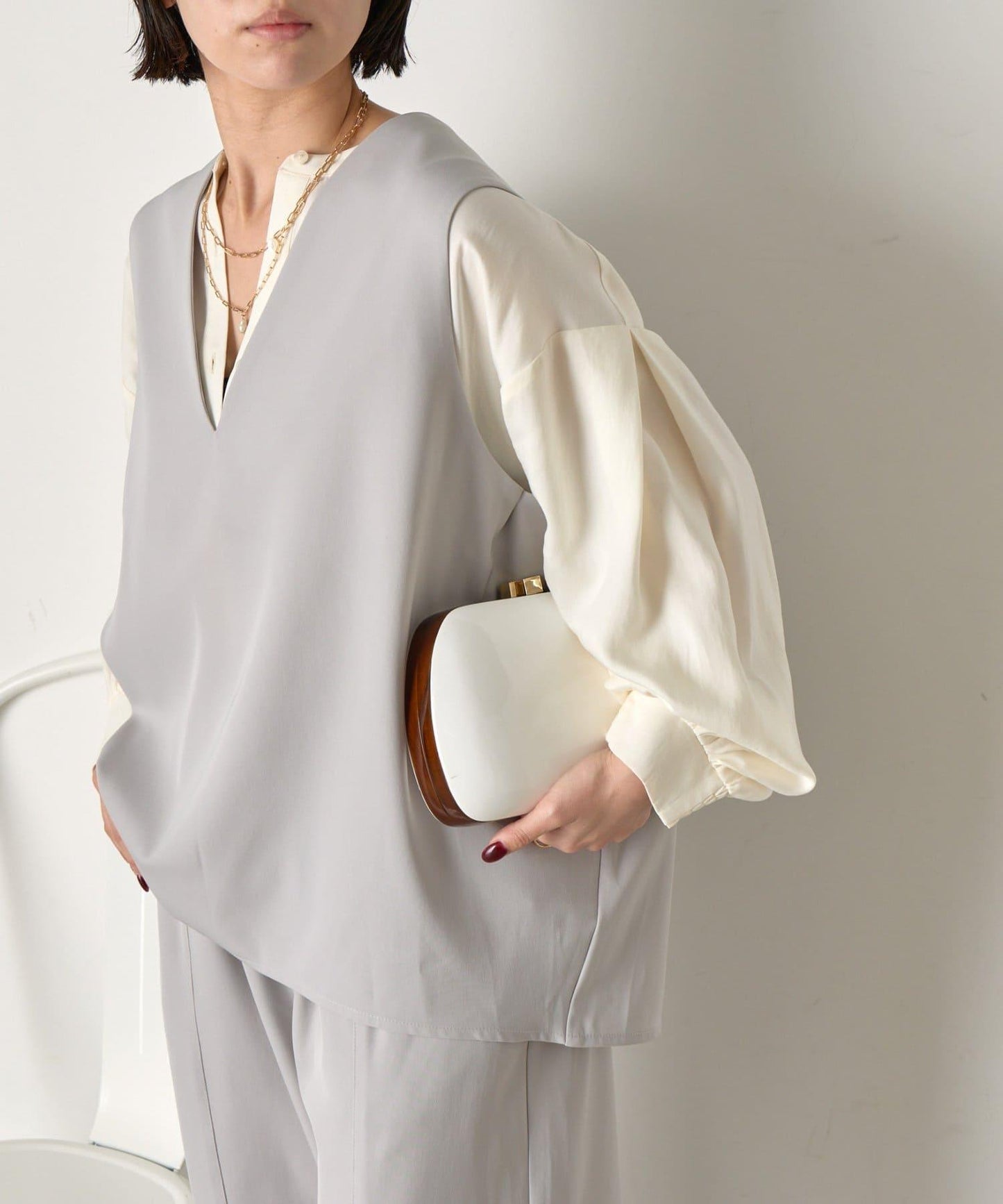 【ゆい企畫】垂墜感馬甲套裝