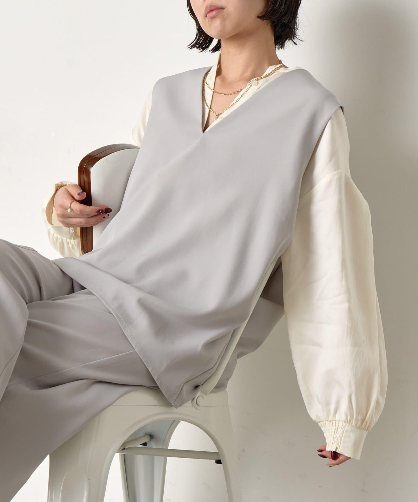 【ゆい企畫】垂墜感馬甲套裝