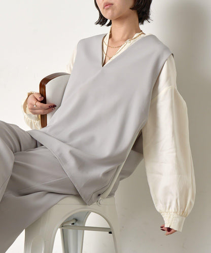 【ゆい企畫】垂墜感馬甲套裝