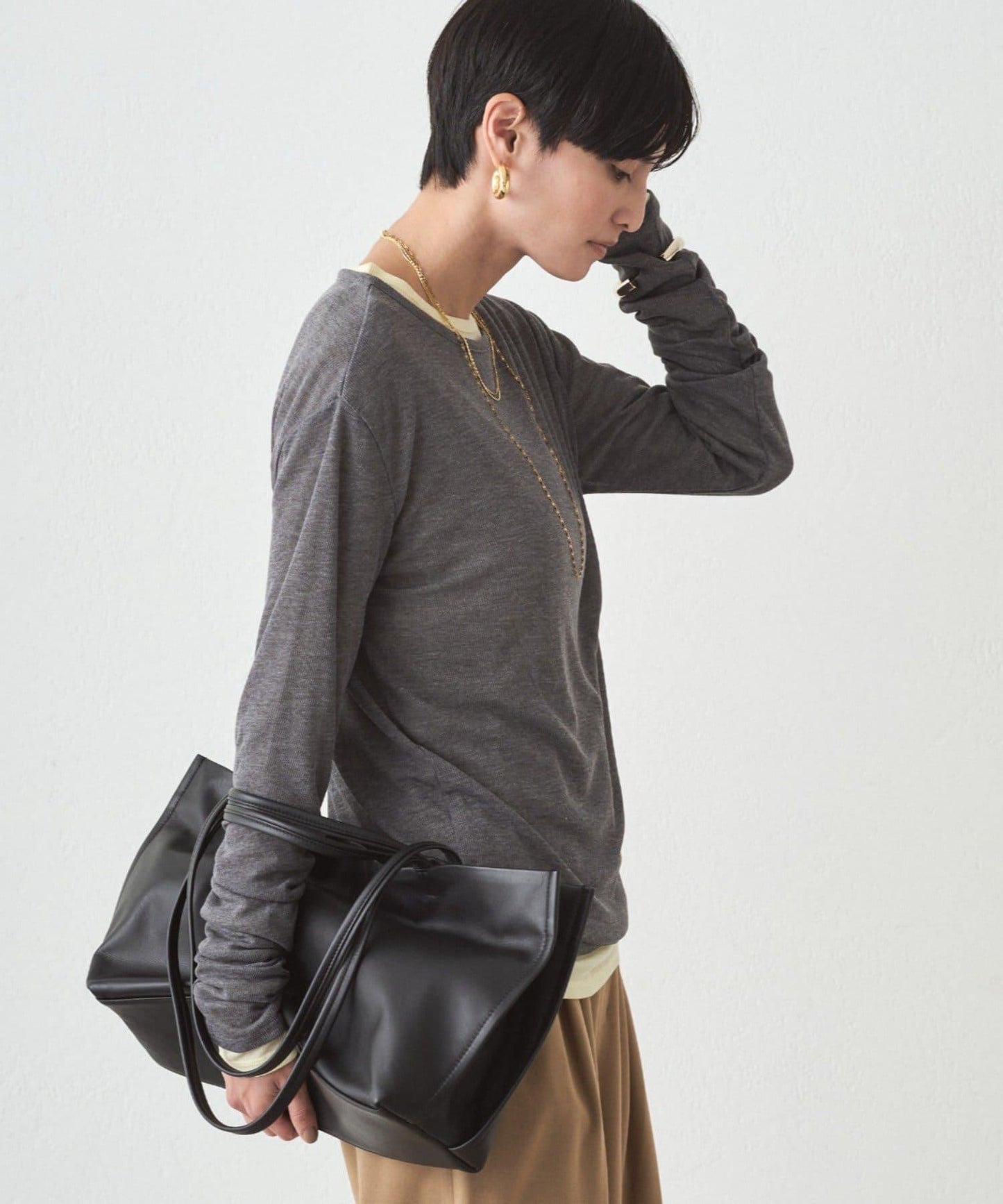 【GALENA】寬版托特包