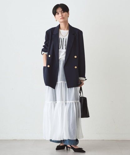 歐根紗層疊半身裙