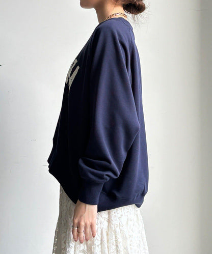 標誌寬鬆插肩袖套頭衫