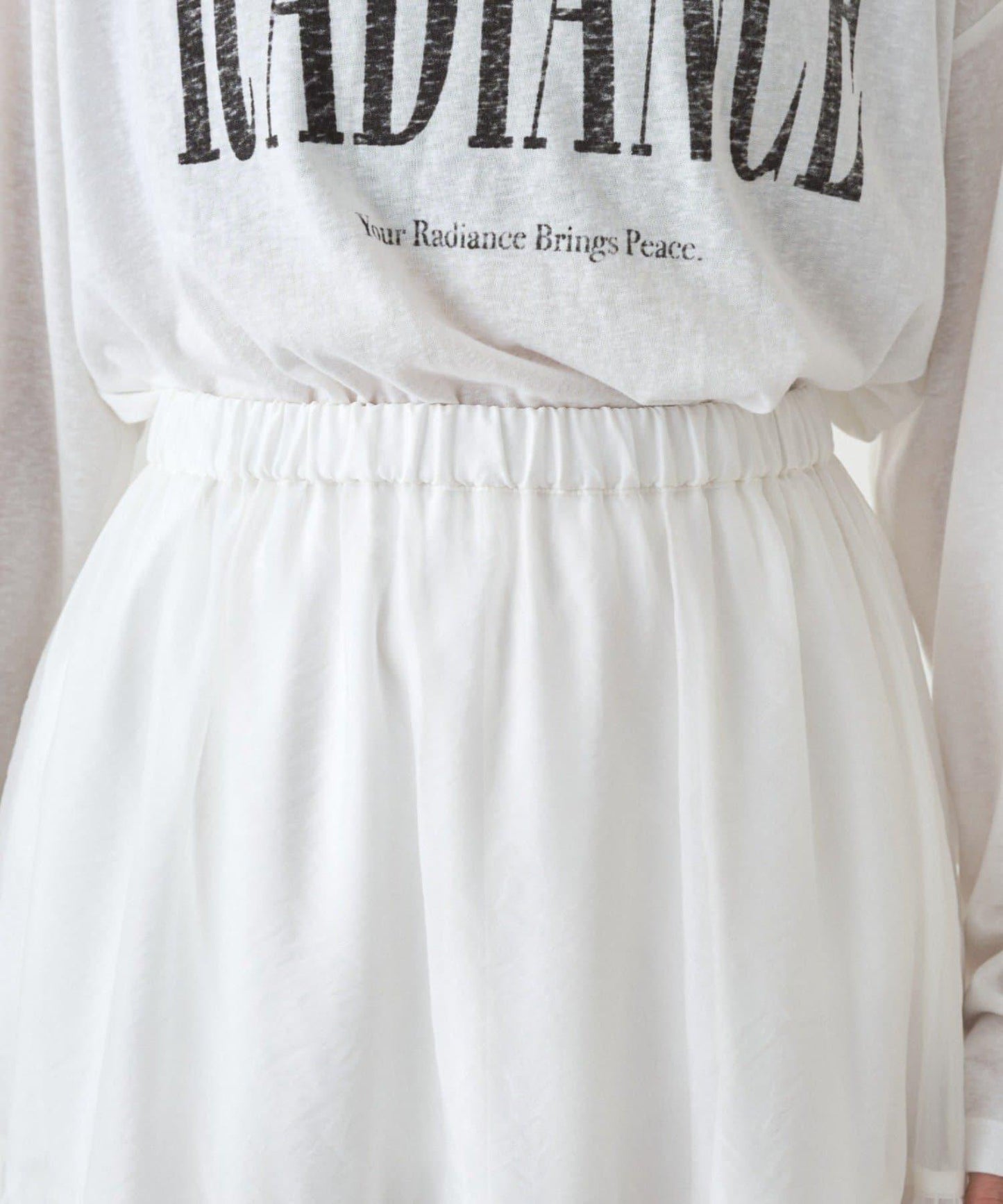 歐根紗層疊半身裙