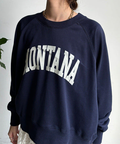 標誌寬鬆插肩袖套頭衫