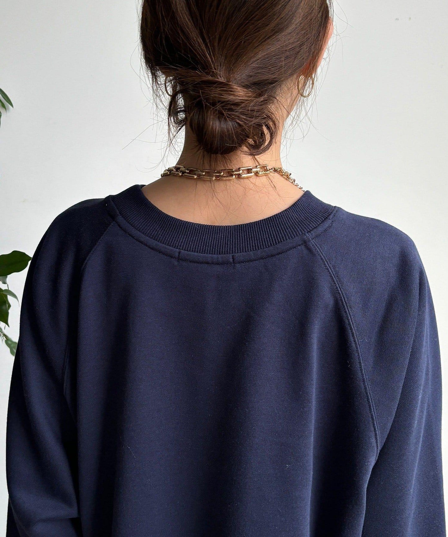 標誌寬鬆插肩袖套頭衫