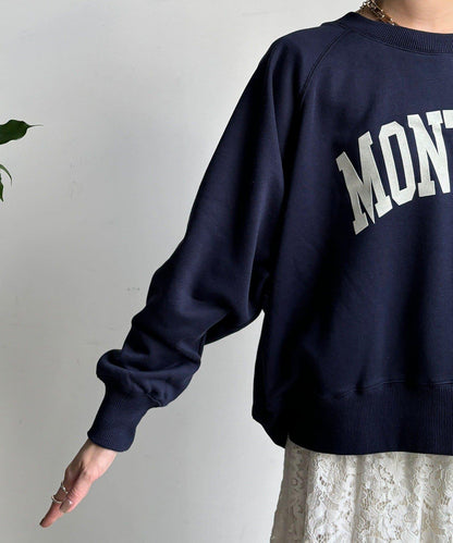 標誌寬鬆插肩袖套頭衫