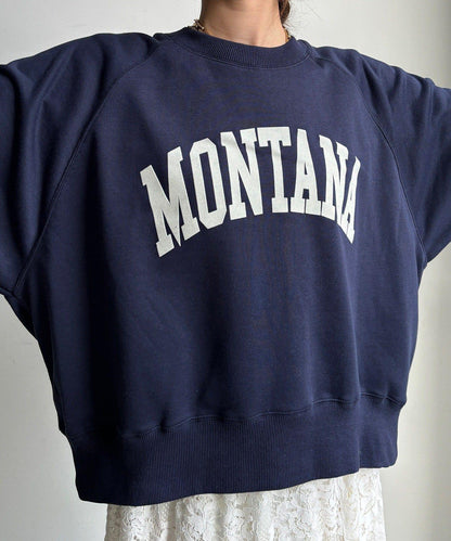 標誌寬鬆插肩袖套頭衫