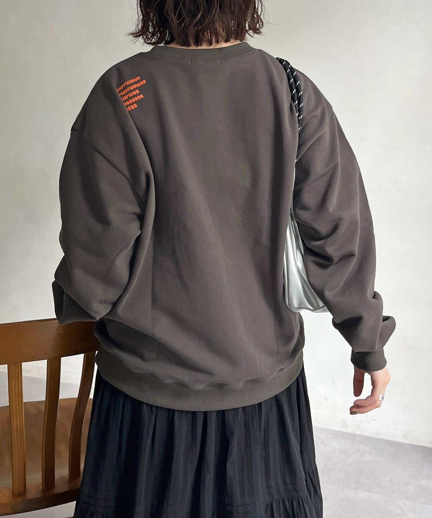 CPCM標誌刺繡加絨套頭衫