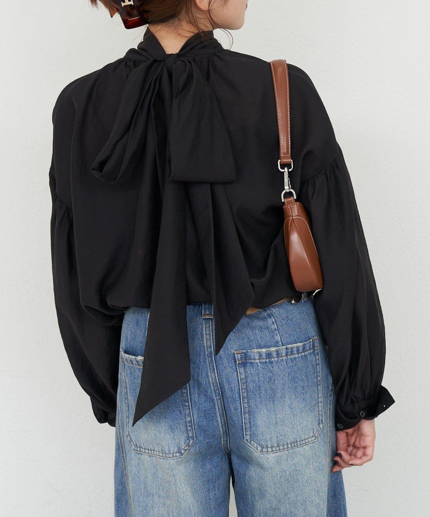 【26SS】蝴蝶結領襯衫