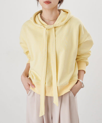 【26SS】蝴蝶結領連帽衫