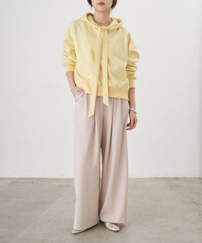 【26SS】蝴蝶結領連帽衫