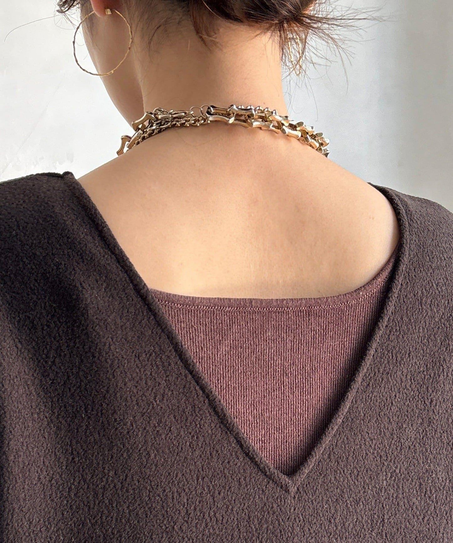 【前後兩穿】加絨寬袖連衣裙