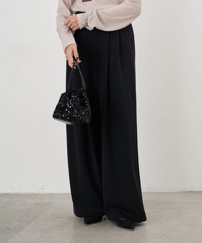 【26SS】雙褶針織長褲