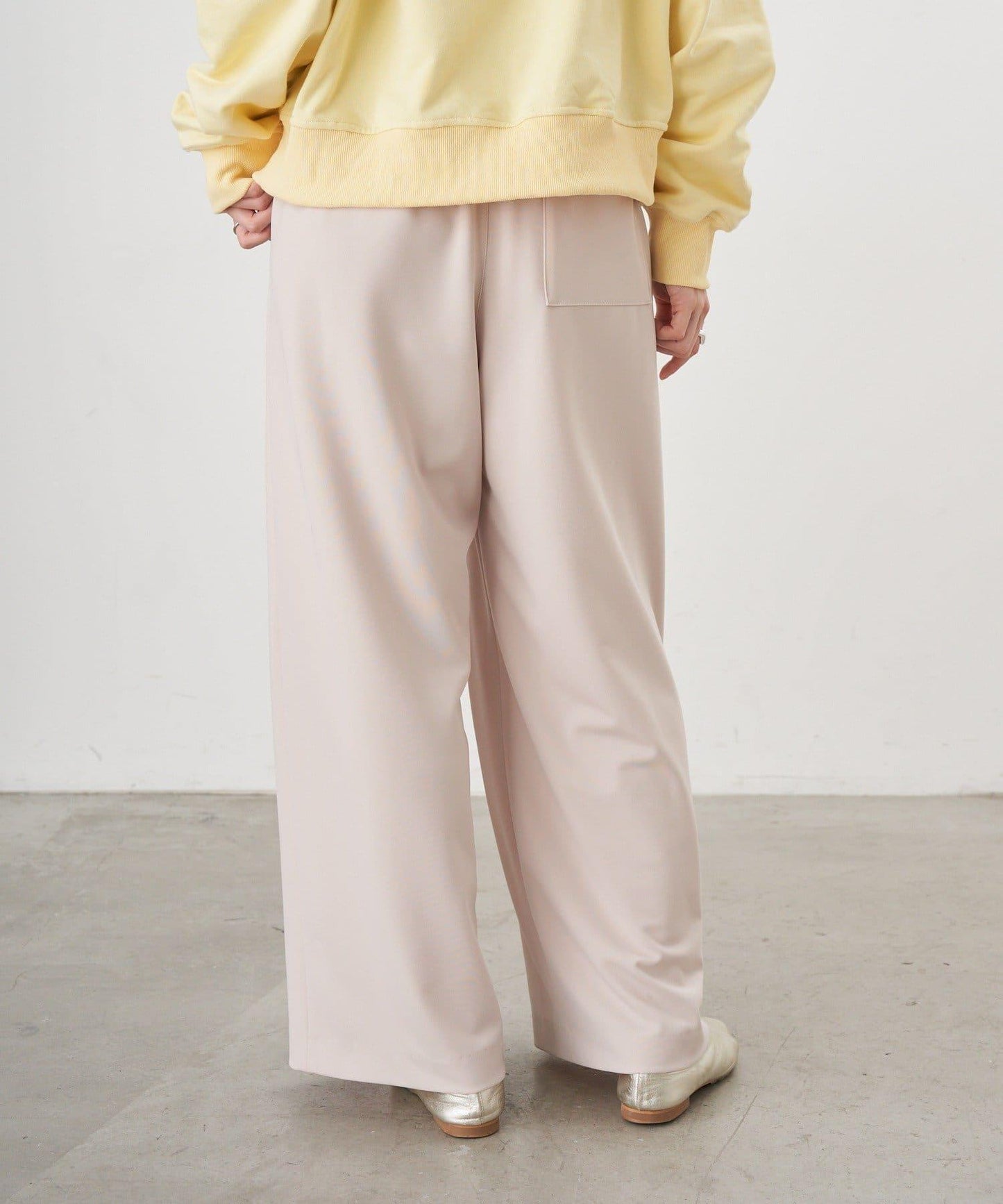 【26SS】雙褶針織長褲